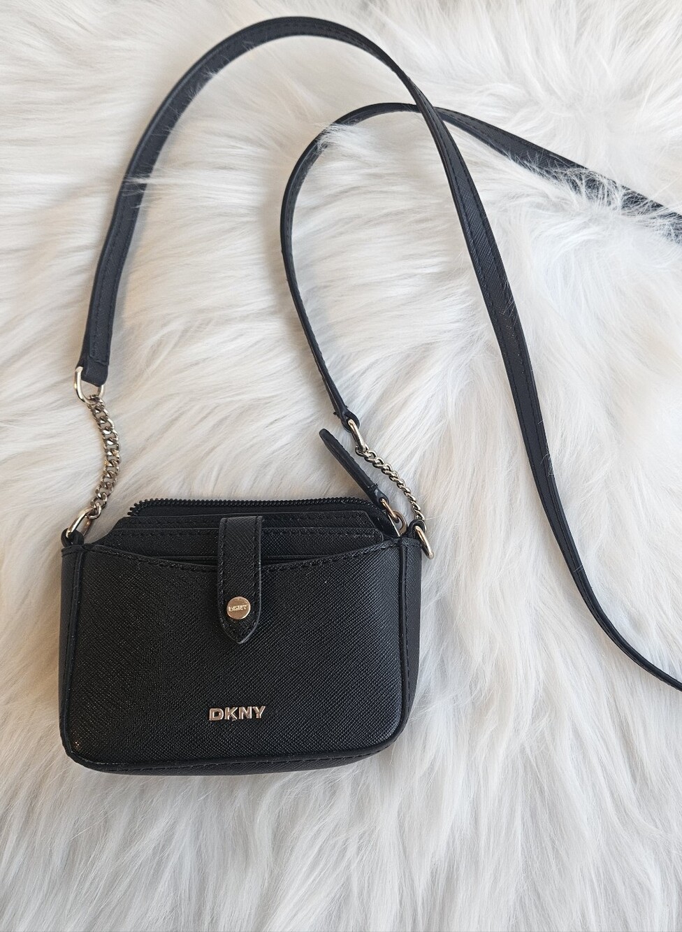 DKNY Black Mini Crossbody Bag